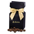 Chocolate Covered Peanuts in Navy Gift Box